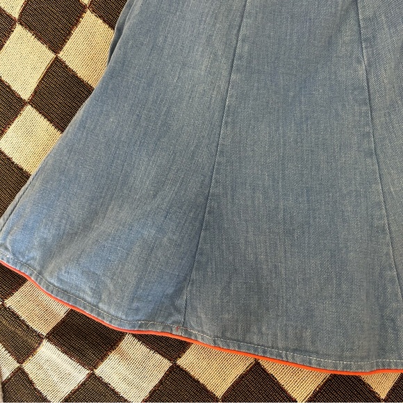 Vintage Denim Mini Skirt - Picture 2 of 3